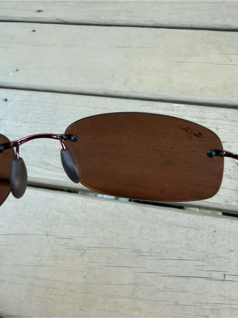 Maui Jim Honolua Bay MJ-516-02 rimless polarized sunglasses